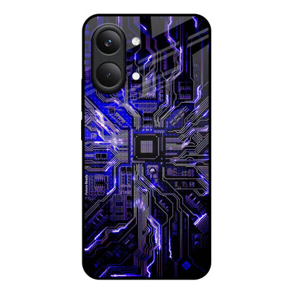 Techno Color Pattern Poco X8 Pro max 5G Glass Back Cover Online