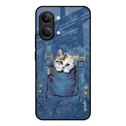 Kitty In Pocket Poco X8 Pro max 5G Glass Back Cover Online
