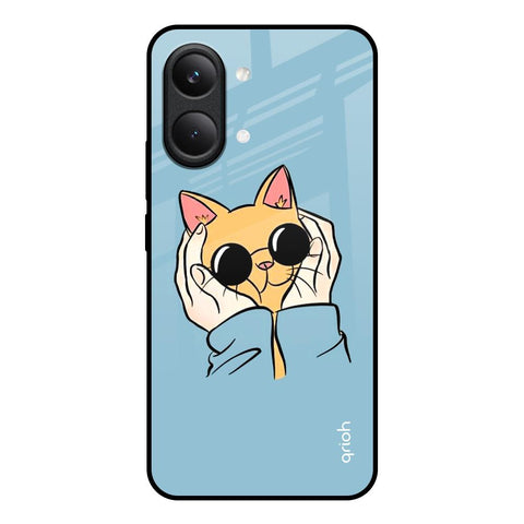 Adorable Cute Kitty Poco X8 Pro max 5G Glass Back Cover Online
