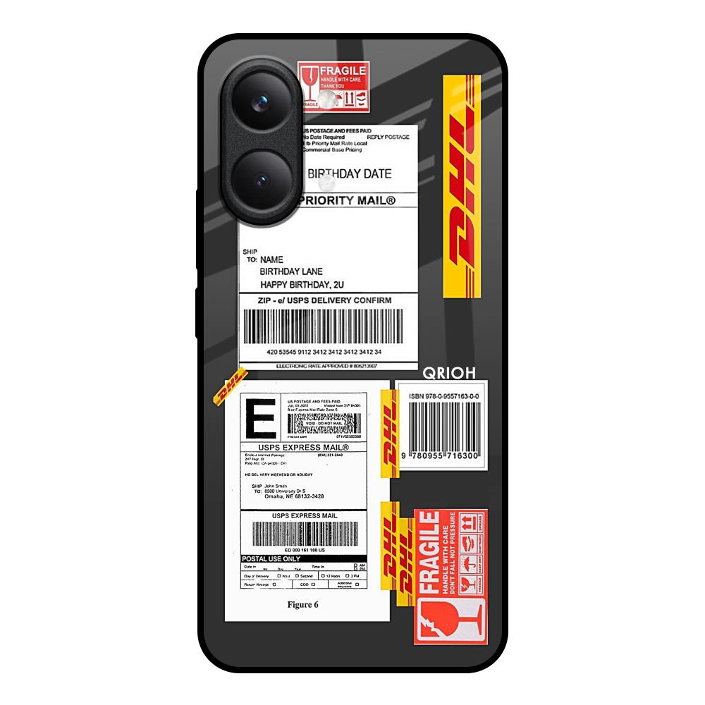 Cool Barcode Label Poco X8 Pro max 5G Glass Back Cover Online