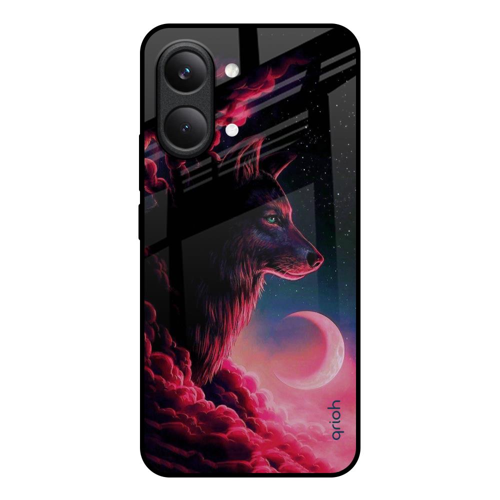 Moon Wolf Poco X8 Pro max 5G Glass Back Cover Online