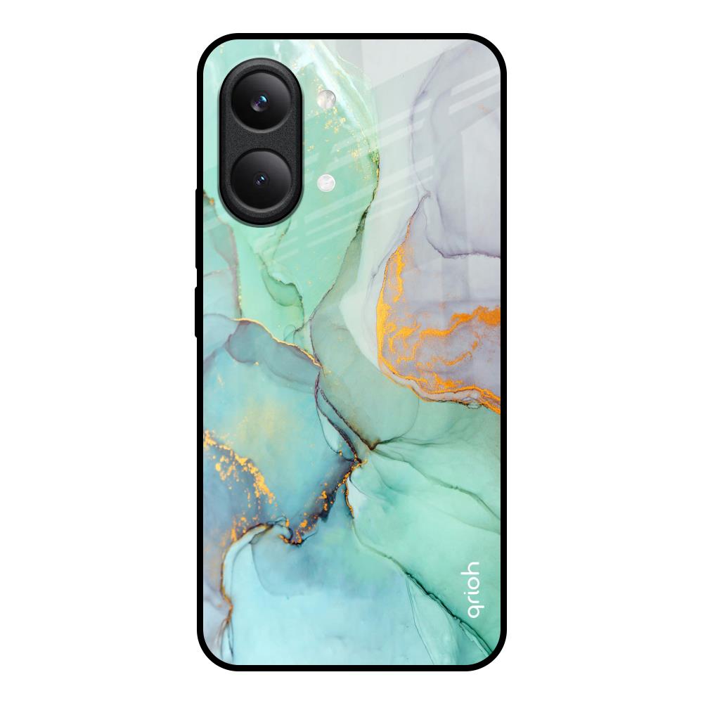Green Marble Poco X8 Pro max 5G Glass Back Cover Online