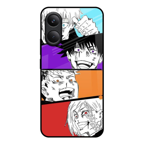 Anime Sketch Poco X8 Pro max 5G Glass Back Cover Online
