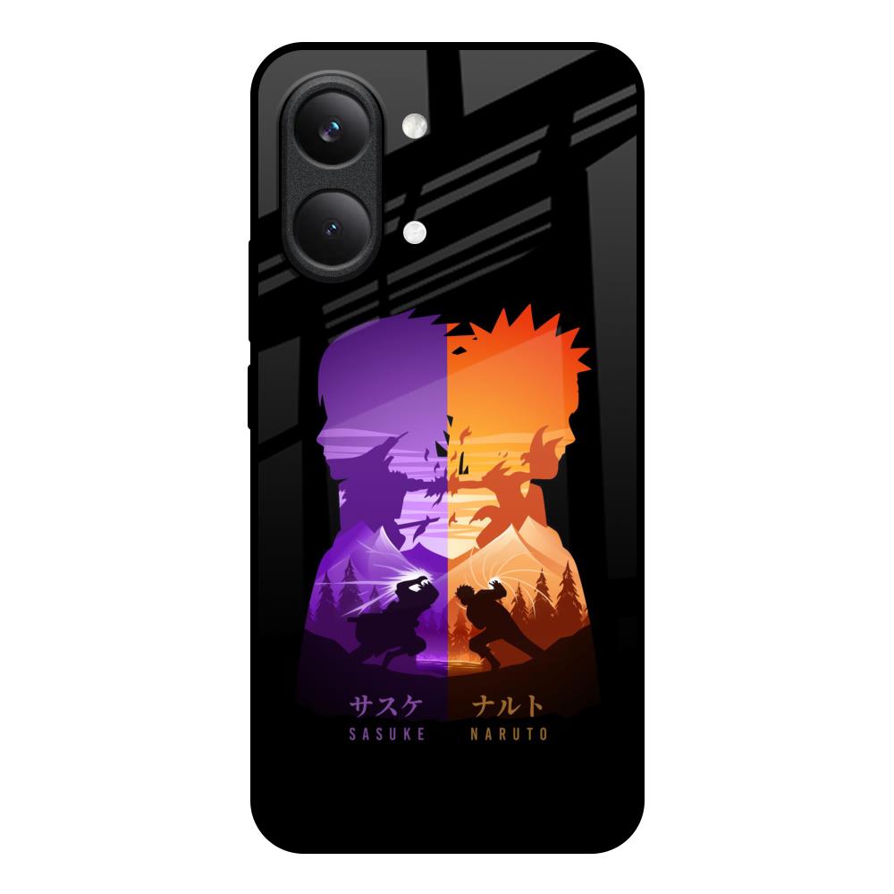 Minimalist Anime Poco X8 Pro max 5G Glass Back Cover Online