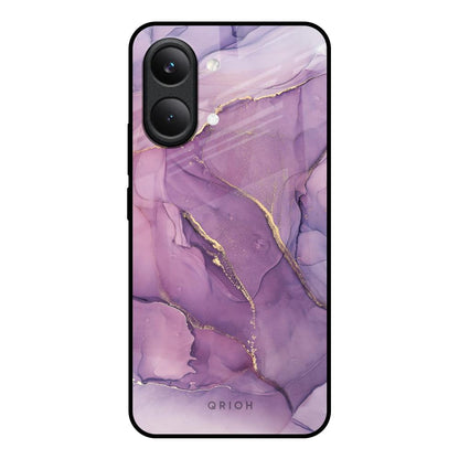 Purple Gold Marble Poco X8 Pro max 5G Glass Back Cover Online