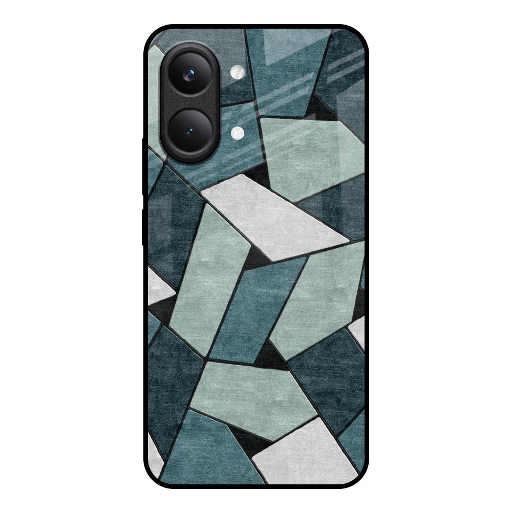 Abstact Tiles Poco X8 Pro max 5G Glass Back Cover Online