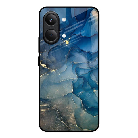 Blue Cool Marble Poco X8 Pro max 5G Glass Back Cover Online
