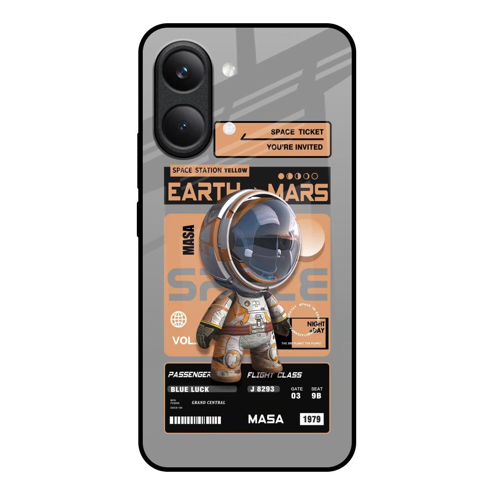 Space Ticket Poco X8 Pro max 5G Glass Back Cover Online