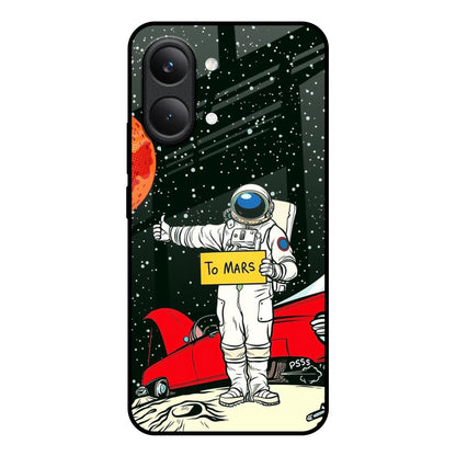 Astronaut on Mars Poco X8 Pro max 5G Glass Back Cover Online