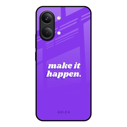 Make it Happen Poco X8 Pro max 5G Glass Back Cover Online