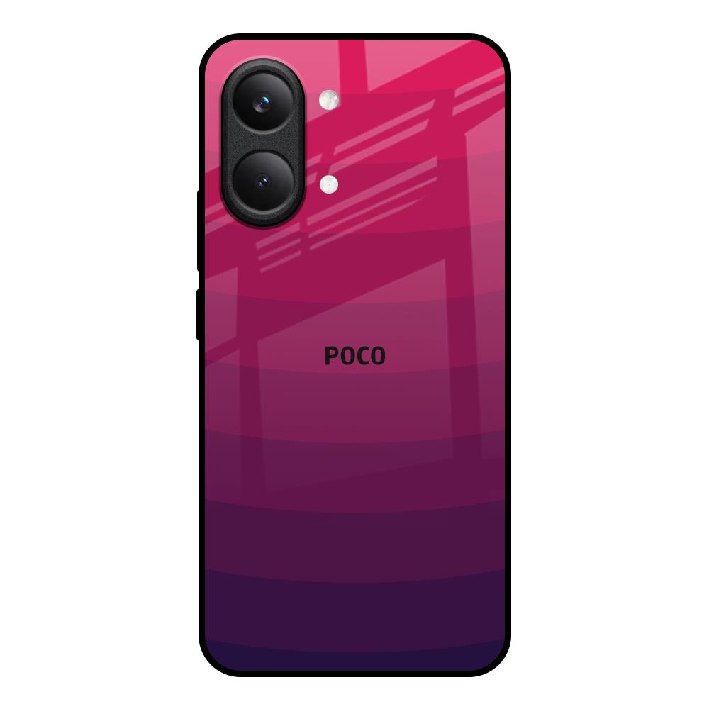 Wavy Pink Pattern Poco X8 Pro max 5G Glass Back Cover Online