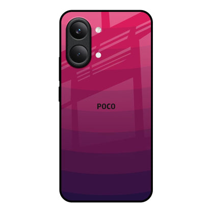 Wavy Pink Pattern Poco X8 Pro max 5G Glass Back Cover Online