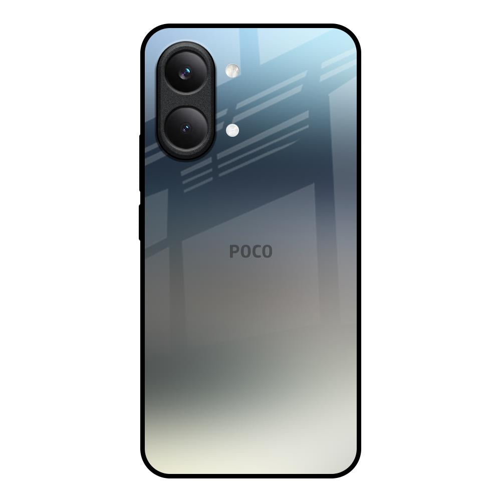 Tricolor Ombre Poco X8 Pro max 5G Glass Back Cover Online