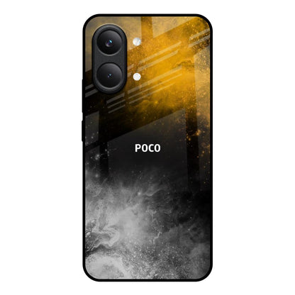 Gold Gradient Poco X8 Pro max 5G Glass Back Cover Online