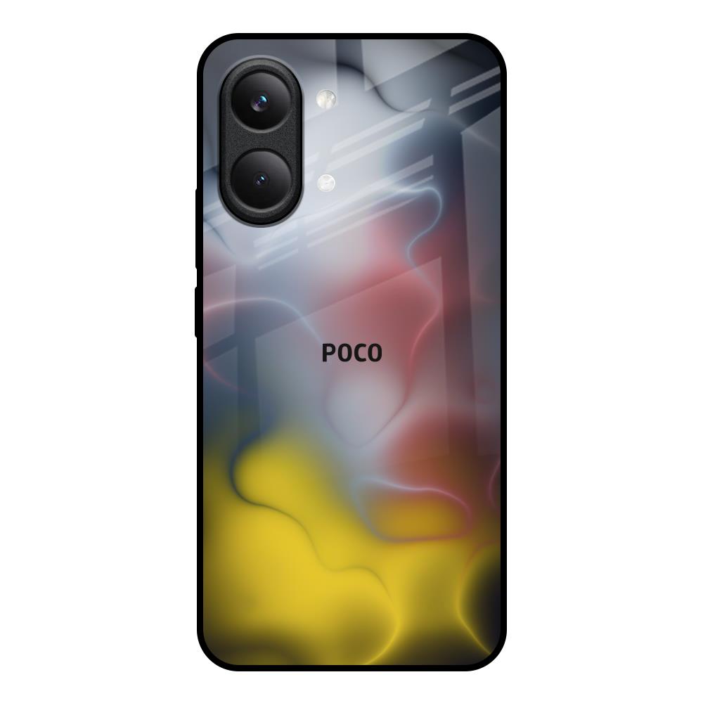 Colorful Smoke Poco X8 Pro max 5G Glass Back Cover Online