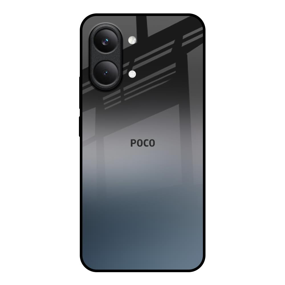Dramatic Grey Poco X8 Pro max 5G Glass Back Cover Online