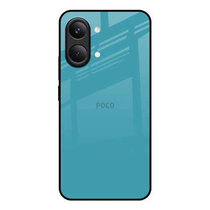 Oceanic Turquiose Poco X8 Pro max 5G Glass Back Cover Online