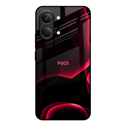 Red Thunder Poco X8 Pro max 5G Glass Back Cover Online