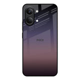 Grey Ombre Poco X8 Pro max 5G Glass Back Cover Online