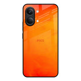 Tangy Orange Poco X8 Pro max 5G Glass Back Cover Online