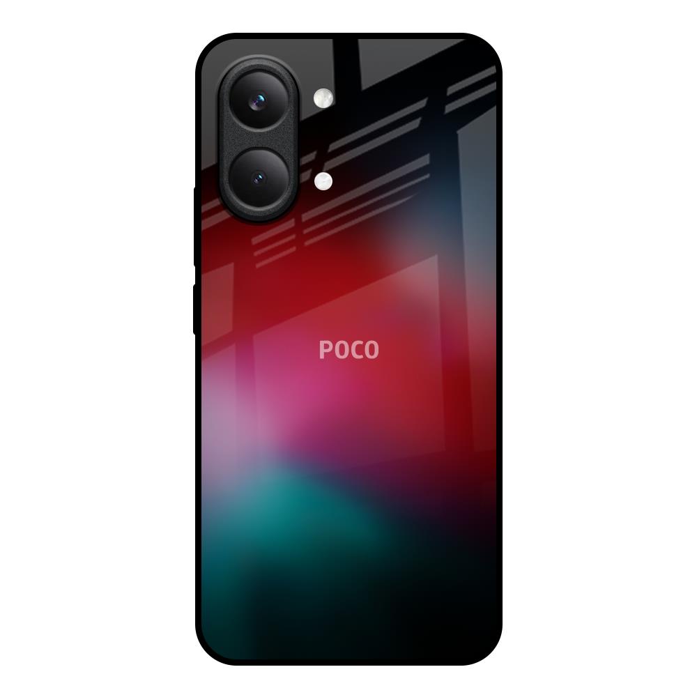 Mystere Red Poco X8 Pro max 5G Glass Back Cover Online