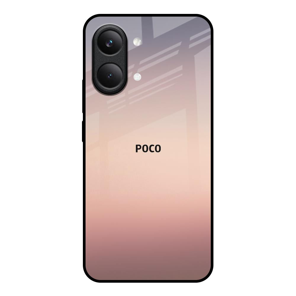 Golden Mauve Poco X8 Pro max 5G Glass Back Cover Online