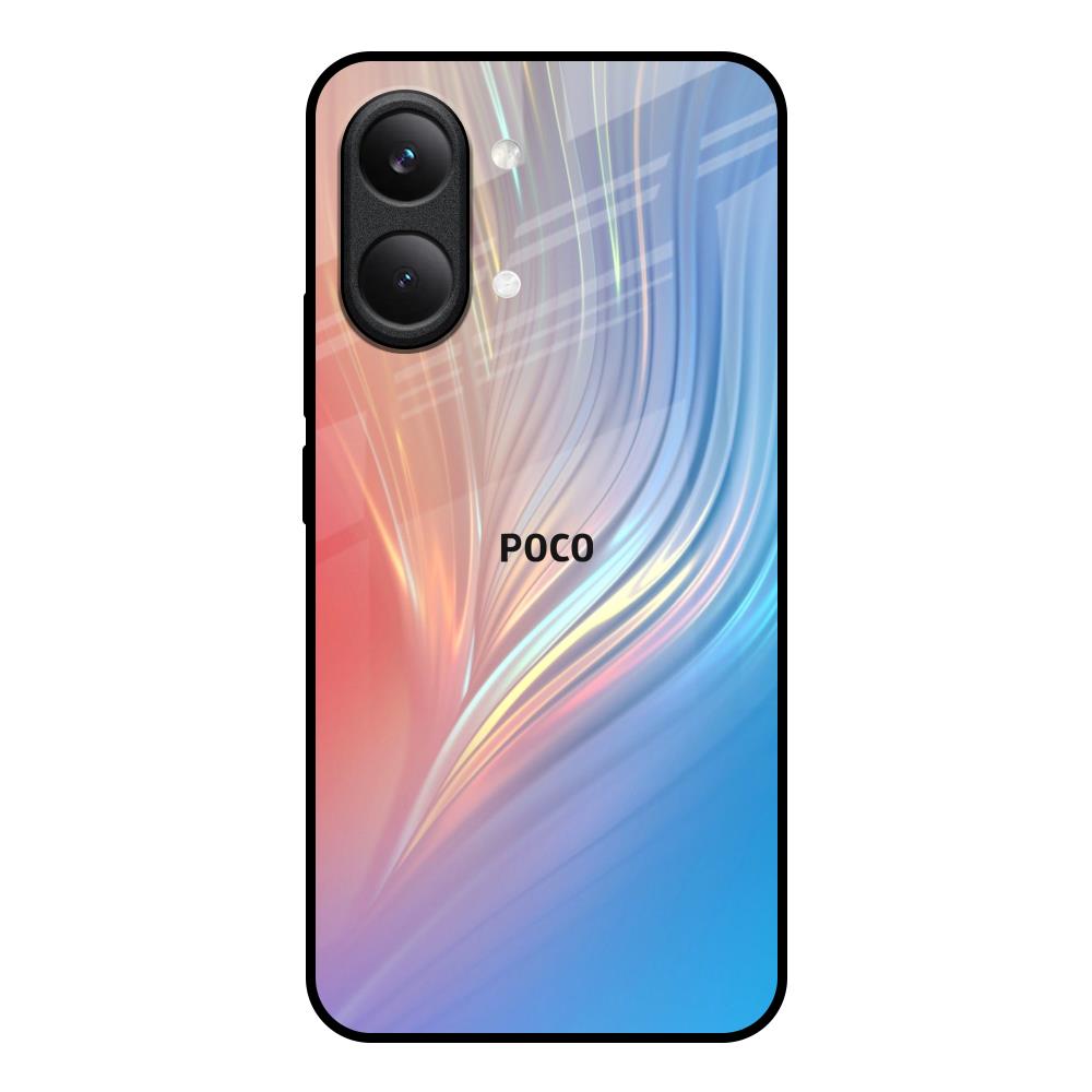 Mystic Aurora Poco X8 Pro max 5G Glass Back Cover Online