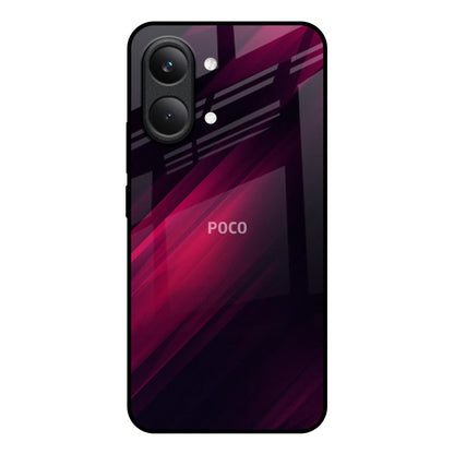 Razor Black Poco X8 Pro max 5G Glass Back Cover Online