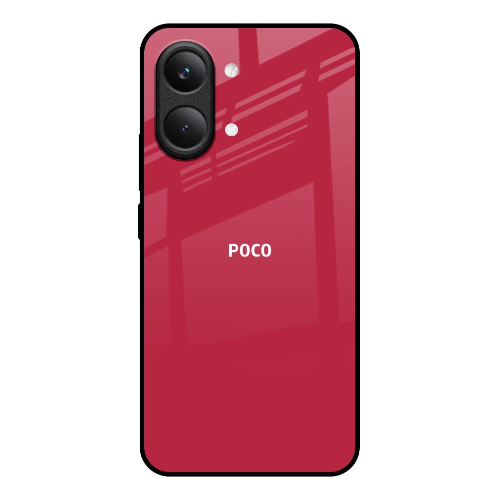 Solo Maroon Poco X8 Pro max 5G Glass Back Cover Online