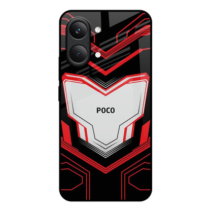Quantum Suit Poco X8 Pro max 5G Glass Back Cover Online