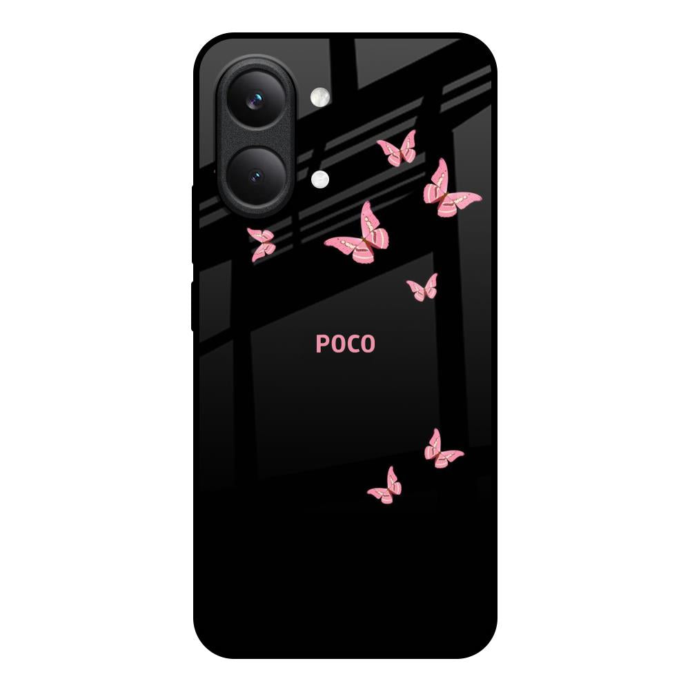 Fly Butterfly Poco X8 Pro max 5G Glass Back Cover Online