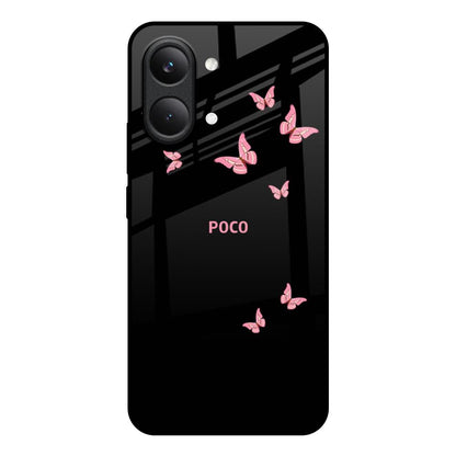 Fly Butterfly Poco X8 Pro max 5G Glass Back Cover Online