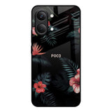 Tropical Art Flower Poco X8 Pro max 5G Glass Back Cover Online