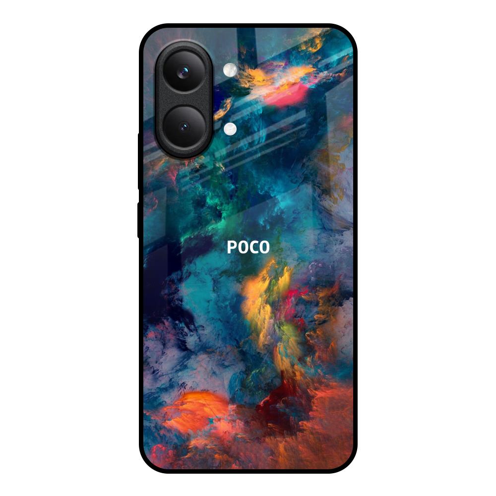 Colored Storm Poco X8 Pro max 5G Glass Back Cover Online