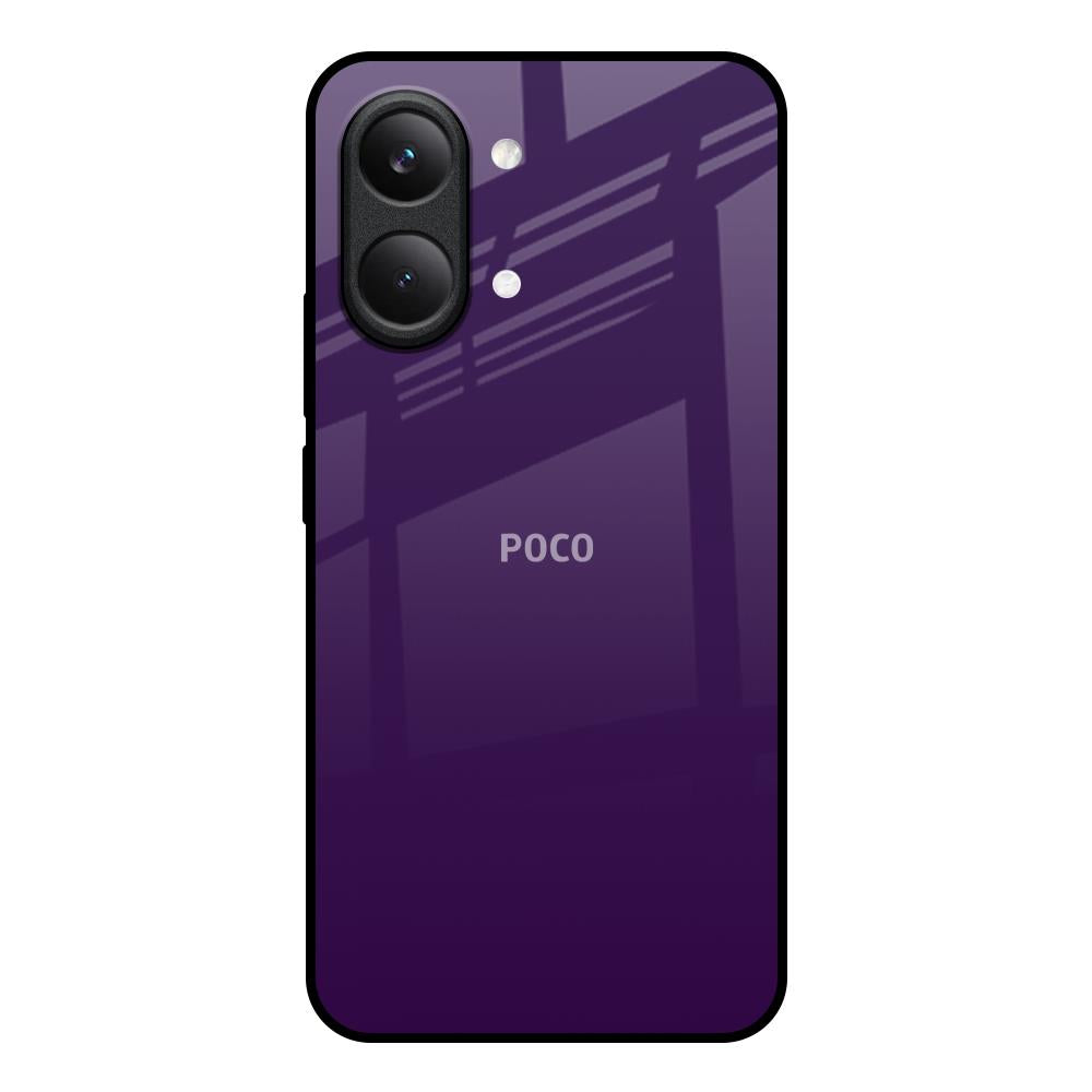 Dark Purple Poco X8 Pro max 5G Glass Back Cover Online
