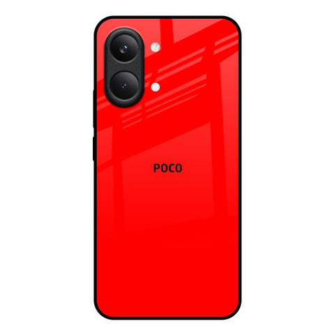 Blood Red Poco X8 Pro max 5G Glass Back Cover Online
