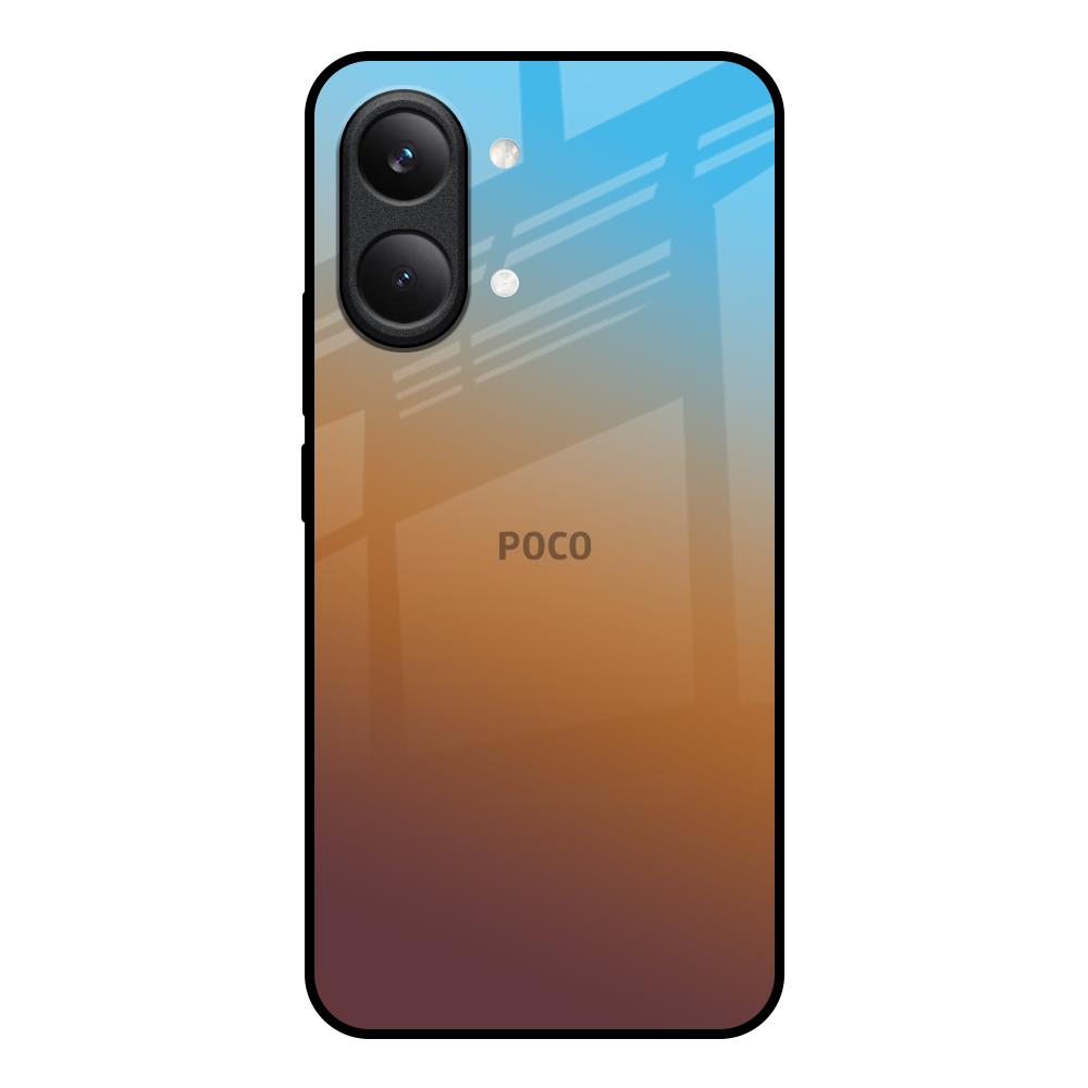 Rich Brown Poco X8 Pro max 5G Glass Back Cover Online