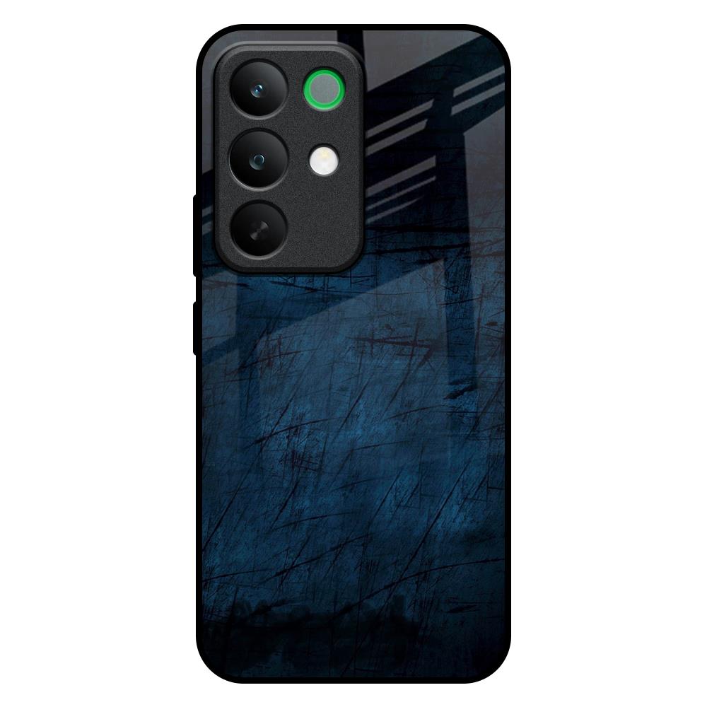Dark Blue Grunge Realme C85 5G Glass Back Cover Online