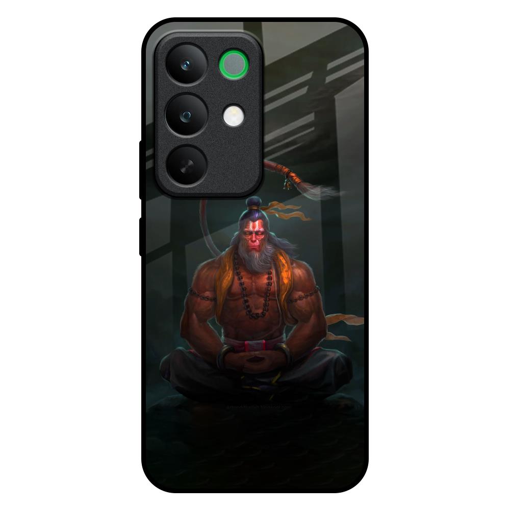 Lord Hanuman Animated Realme C85 5G Glass Back Cover Online