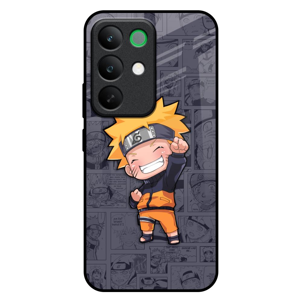 Orange Chubby Realme C85 5G Glass Back Cover Online