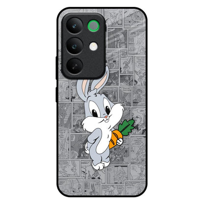 Cute Baby Bunny Realme C85 5G Glass Back Cover Online