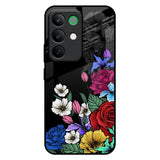 Rose Flower Bunch Art Realme C85 5G Glass Back Cover Online