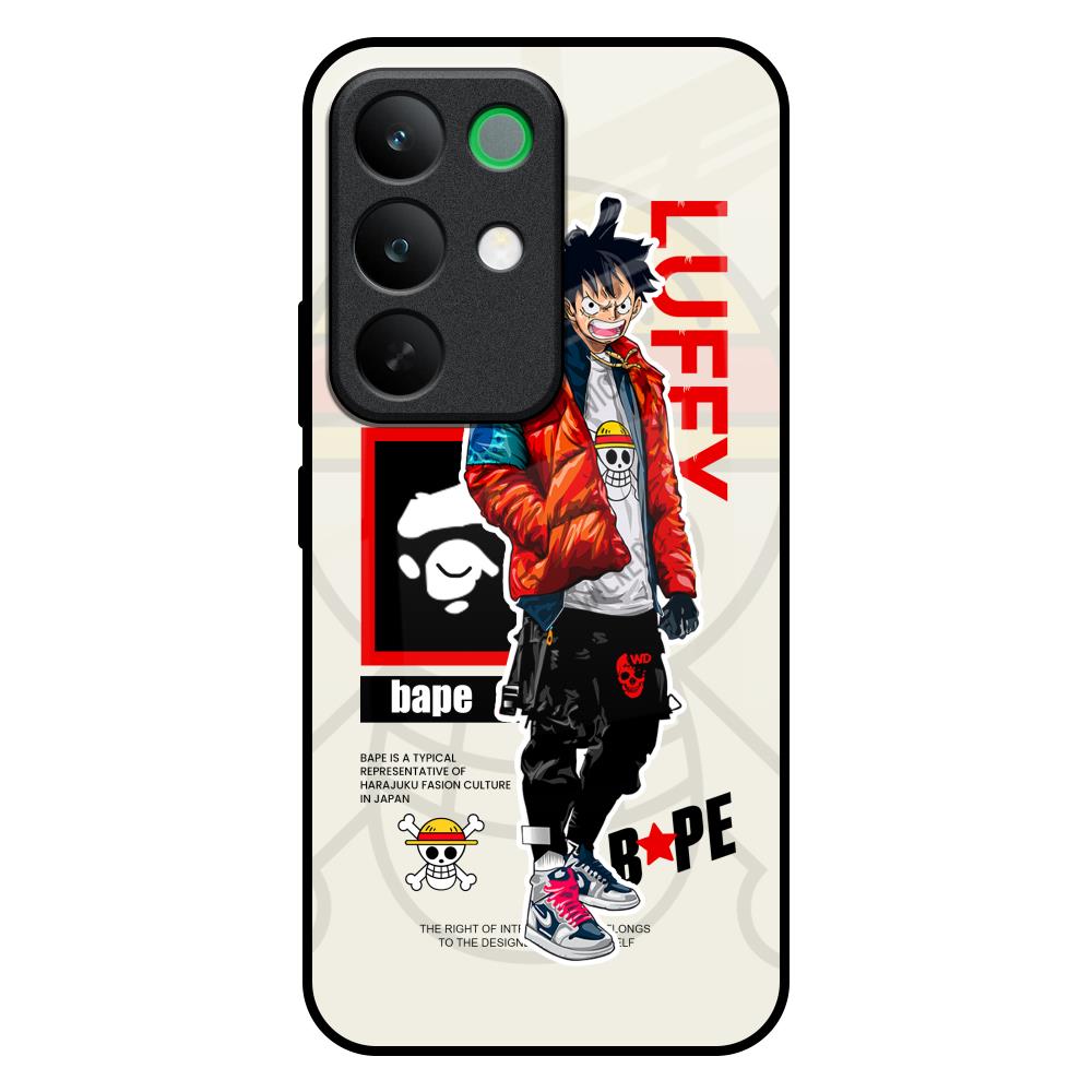 Bape Luffy Realme C85 5G Glass Back Cover Online