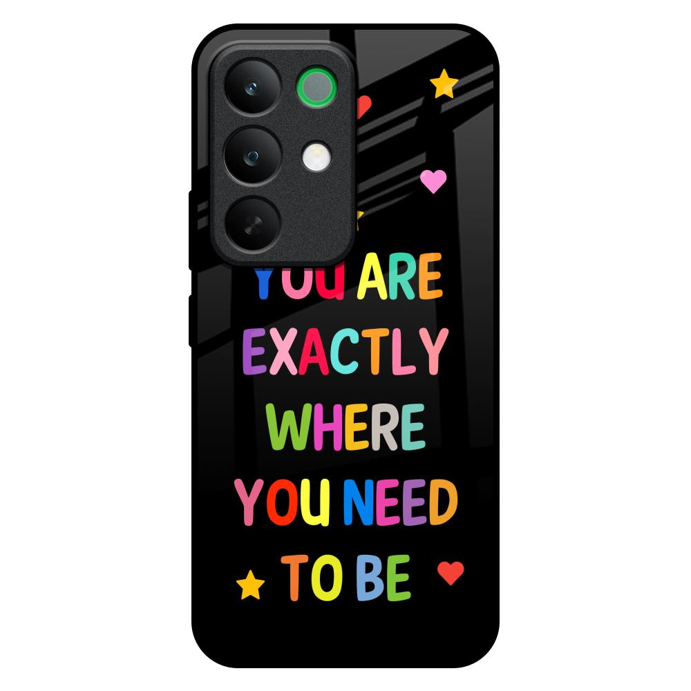 Magical Words Realme C85 5G Glass Back Cover Online