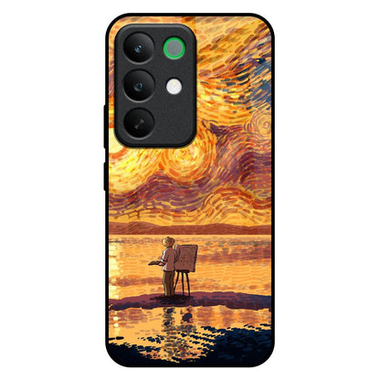 Sunset Vincent Realme C85 5G Glass Back Cover Online
