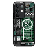 Green Camo Circuit Realme C85 5G Glass Back Cover Online