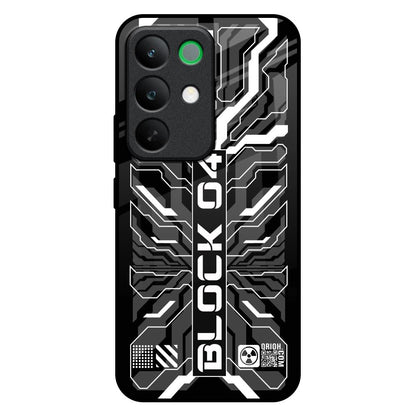 Monochrome Magic Realme C85 5G Glass Back Cover Online