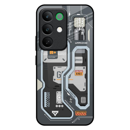 Retro Futuristic Realme C85 5G Glass Back Cover Online