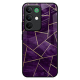 Geometric Purple Realme C85 5G Glass Back Cover Online