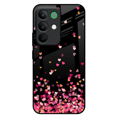 Heart Rain Fall Realme C85 5G Glass Back Cover Online